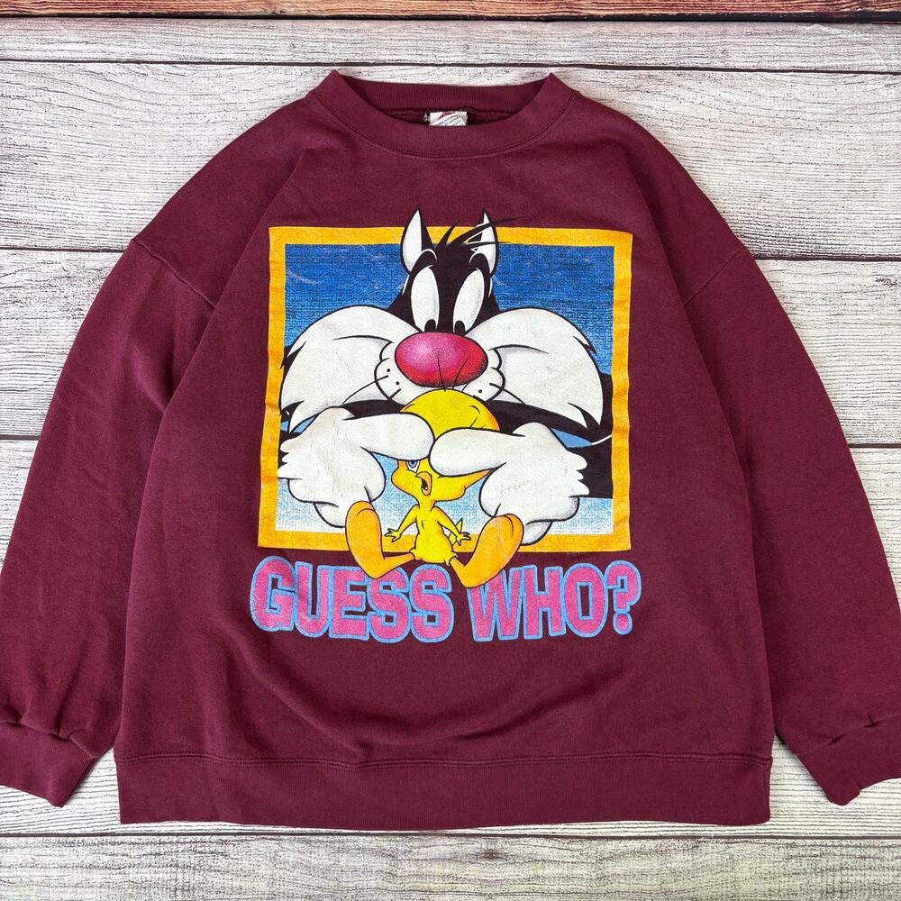 Vintage 1997 Sylvester & Tweety Bird Looney Tunes Crewneck